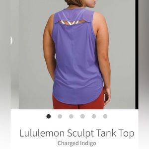 Lululemon Lululemon Sculpt Tank Top
Charged Indigo BNWT